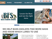 Tablet Screenshot of bass-fishing-source.com